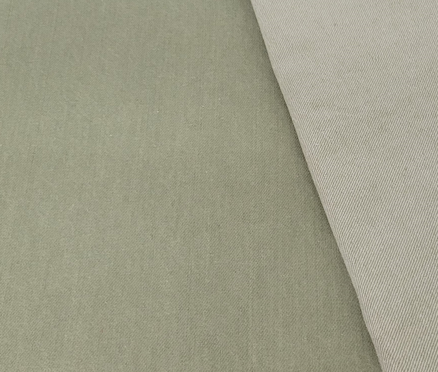 1 3/4 YARDS Cool Avocado Cotton Bull Denim