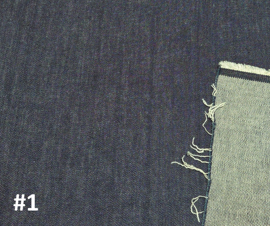 Cotton Denim Fabric Indigo Dye #1 340 GSM