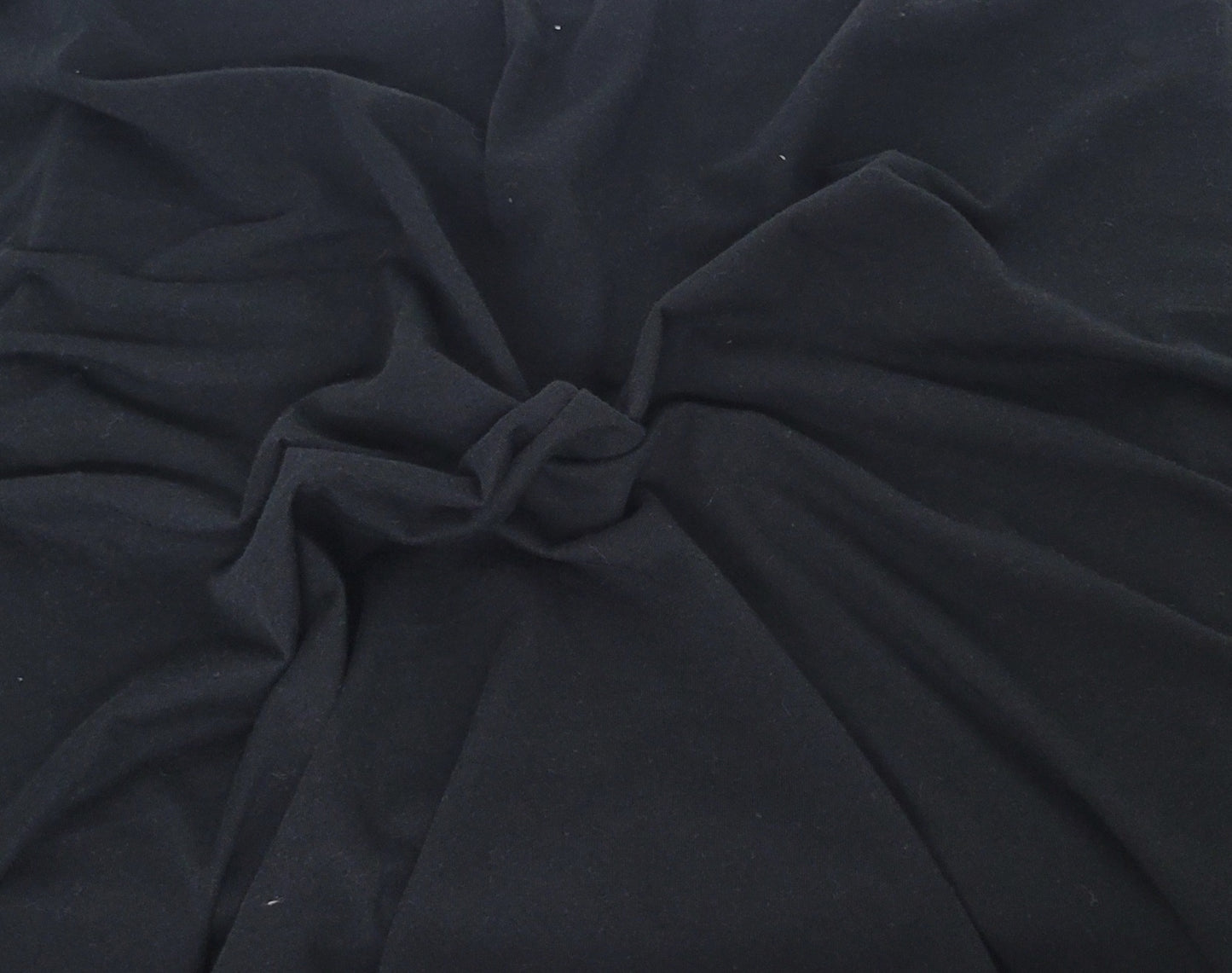 Cotton Jersey Knit Fabric Black 180GSM