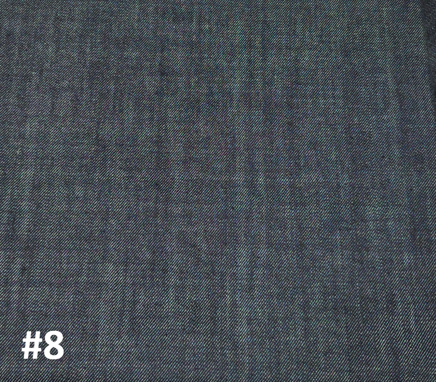 Cotton Denim Fabric Indigo Dye #8 370 GSM