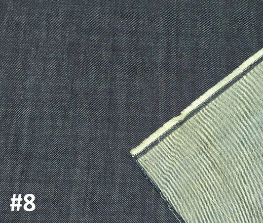 Cotton Denim Fabric Indigo Dye #8 370 GSM