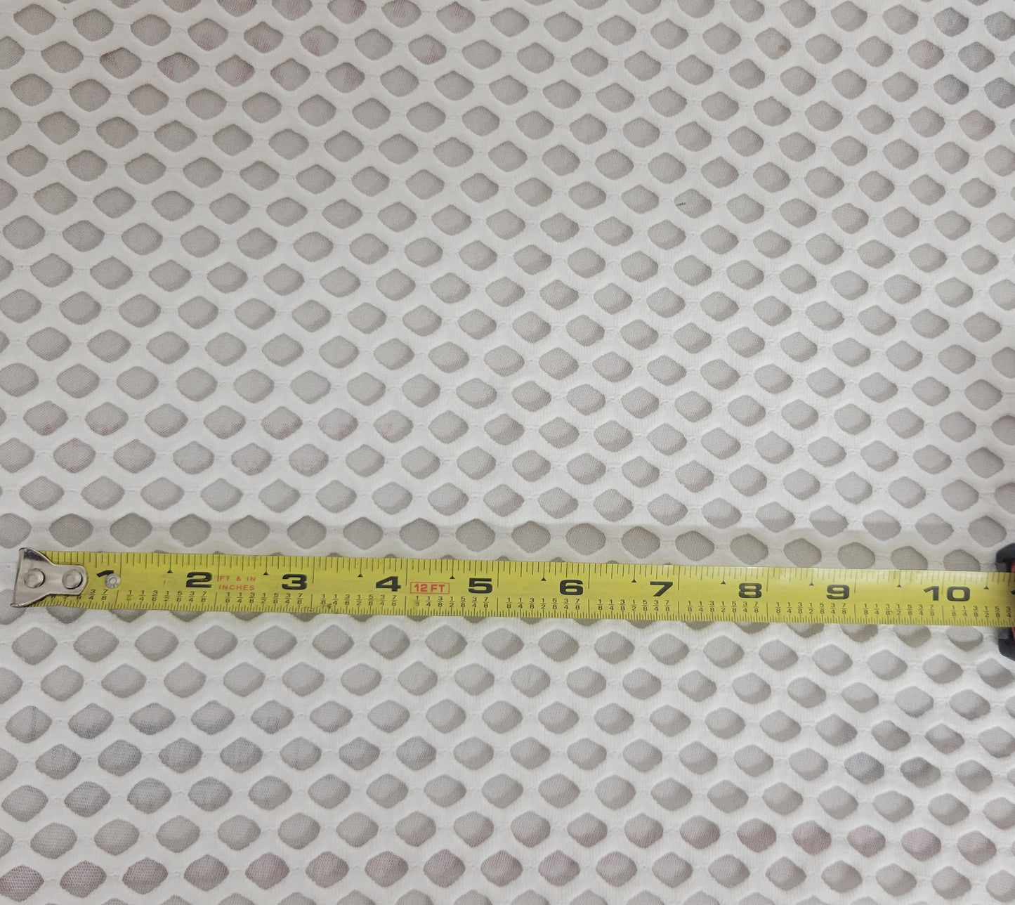 Off White 100% Cotton Fishnet Knit Big Holes