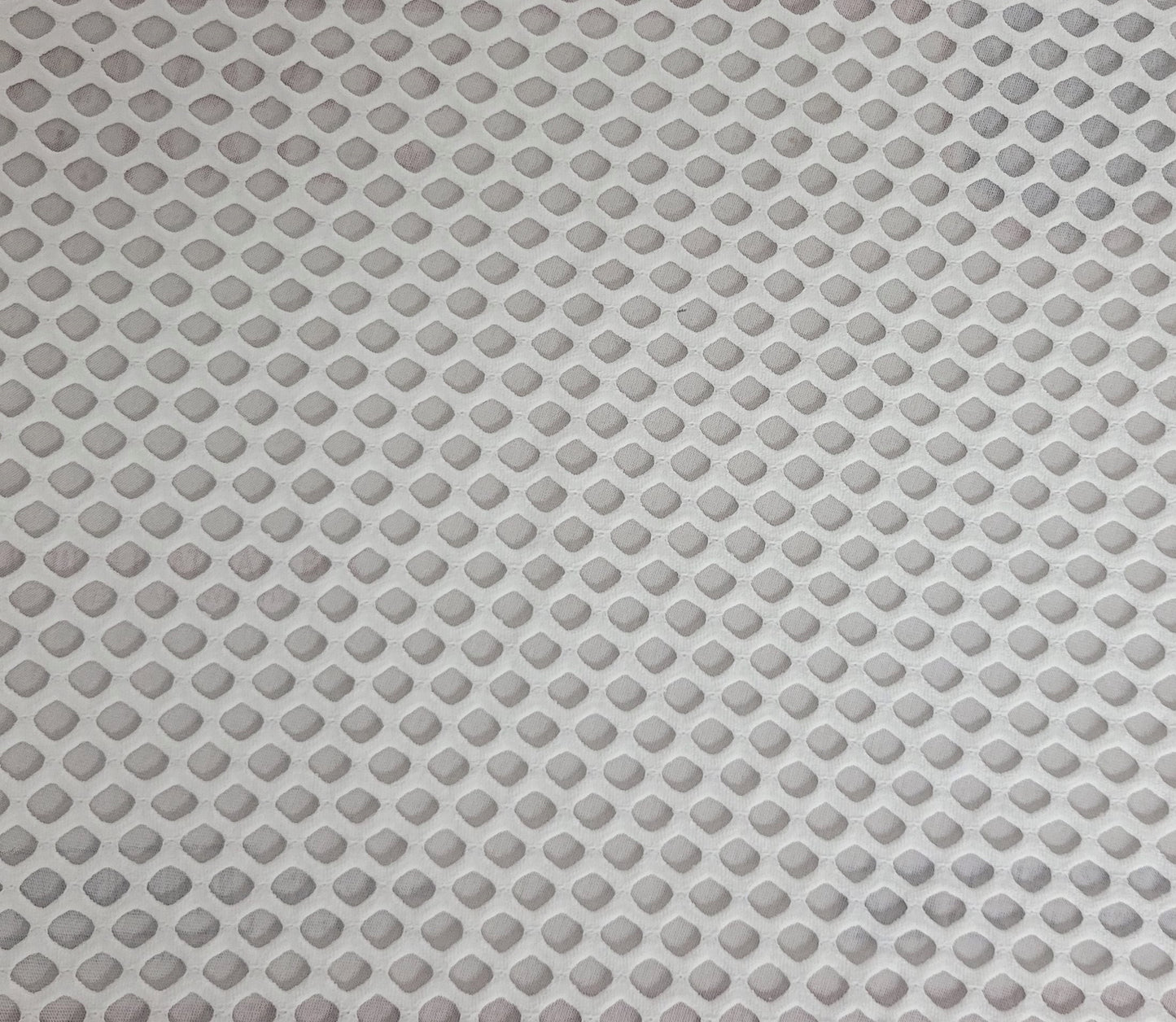 Off White 100% Cotton Fishnet Knit Big Holes