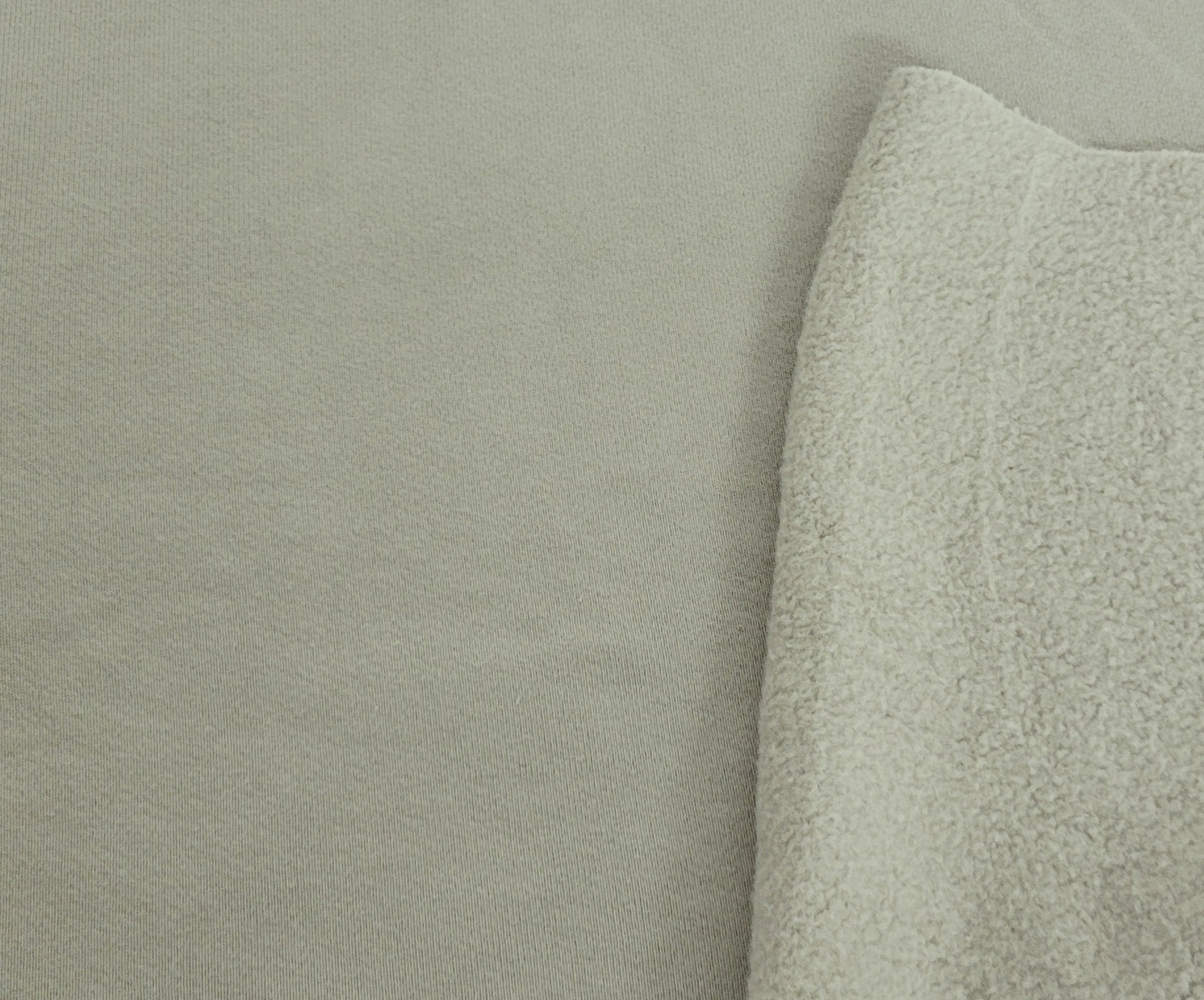 Dusty Beige Cotton Fleece Knit 420GSM