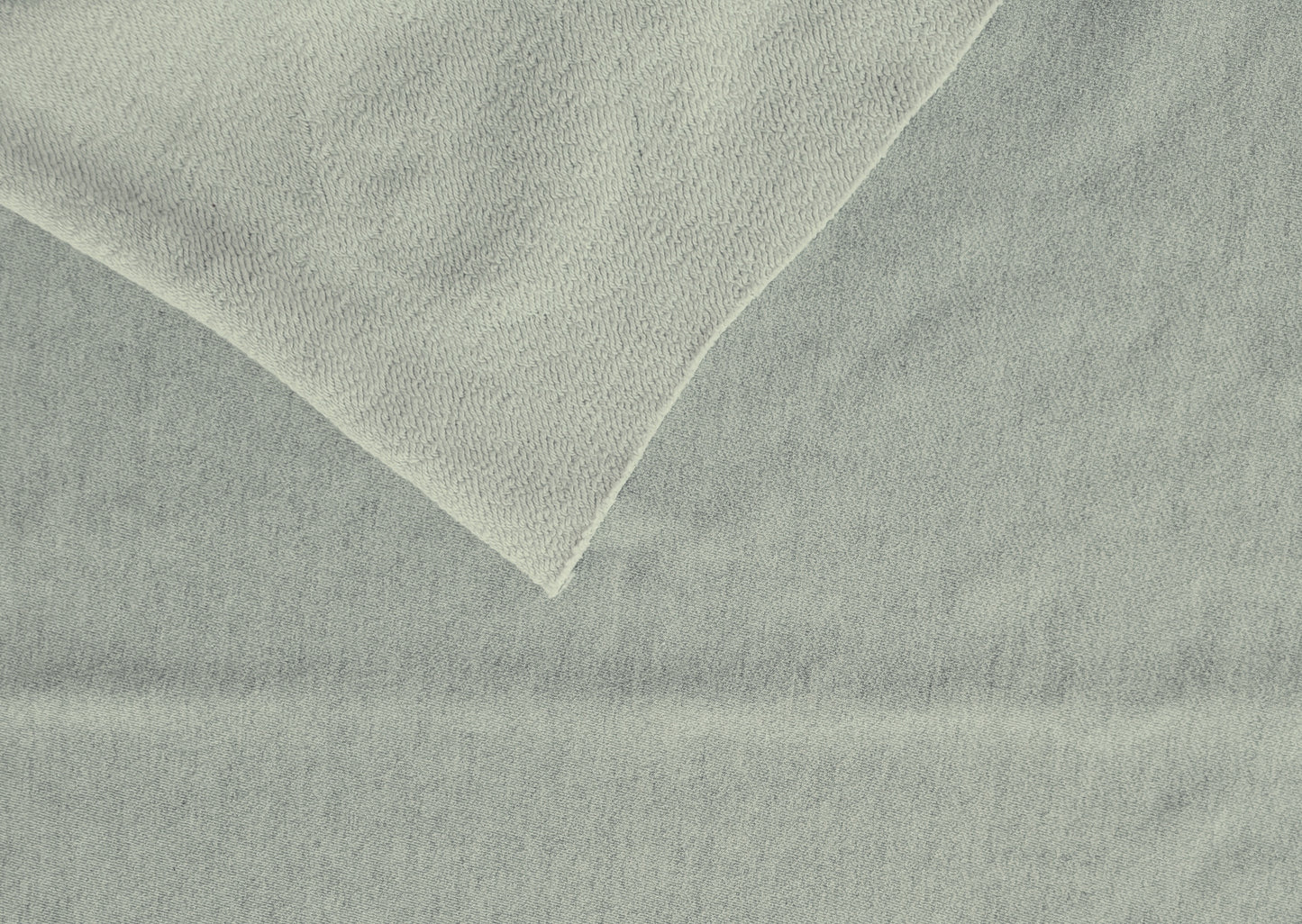 Lt. Heather Gray 100% Cotton Prewashed French Terry Knit 520GSM