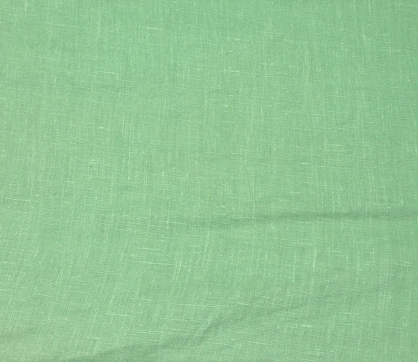 100% Woven Linen Prewashed Fabric Fresh Mint 200GSM
