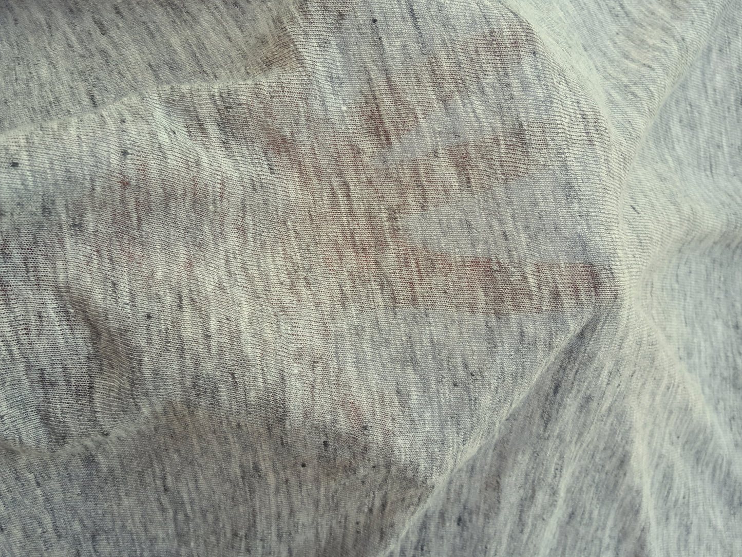 Heather Gray 100% Linen Jersey