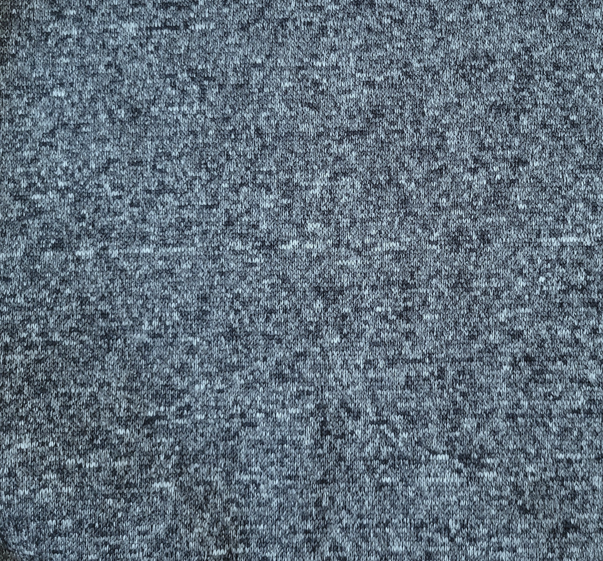 Heather Denim Sweatshirt Fleece Knit Fabric