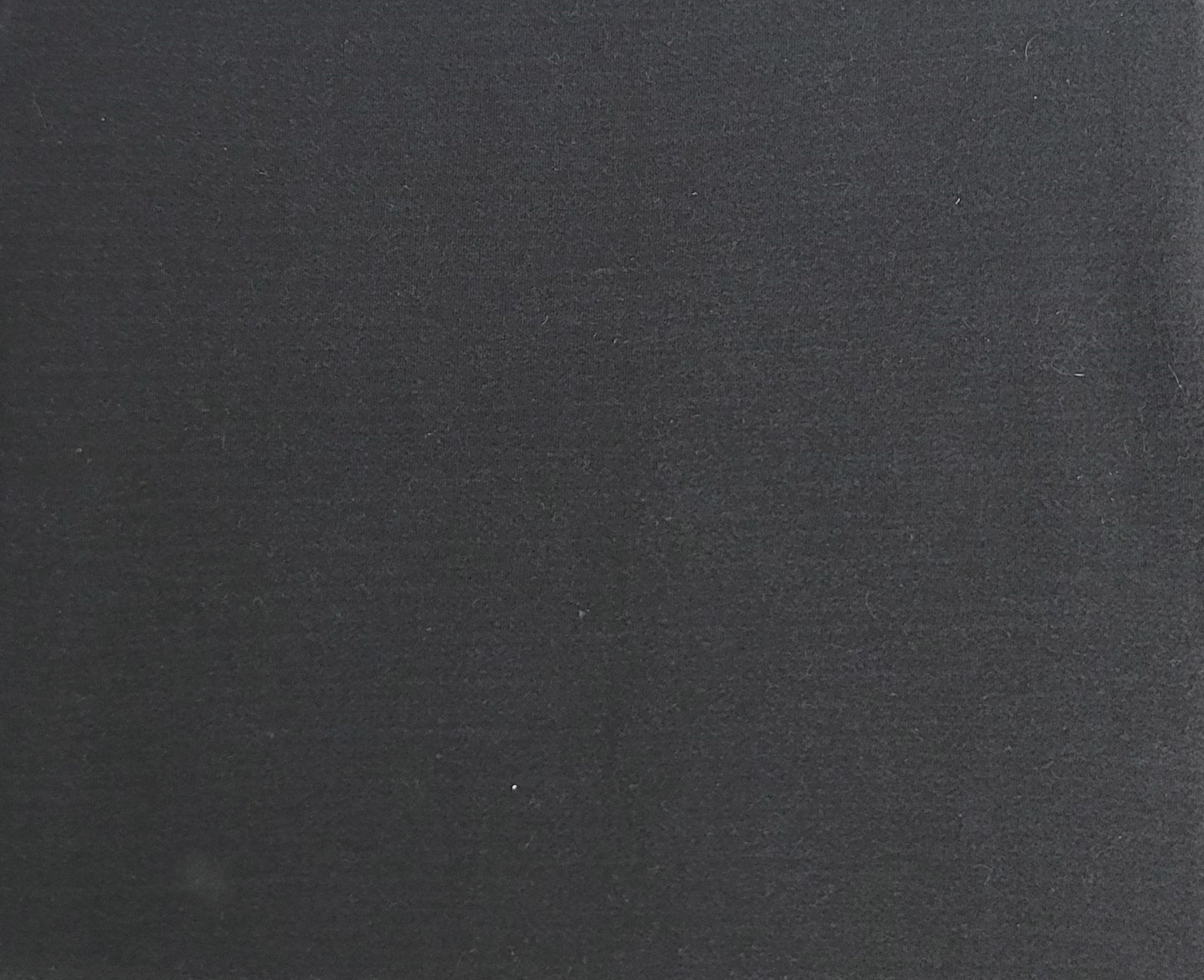 Black French Terry Knit Prewashed Cotton Tencel Spandex