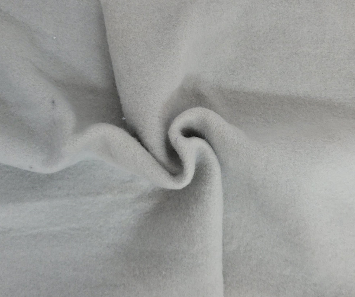 Gray Cotton Blend Sweatshirt Fleece Knit 300GSM