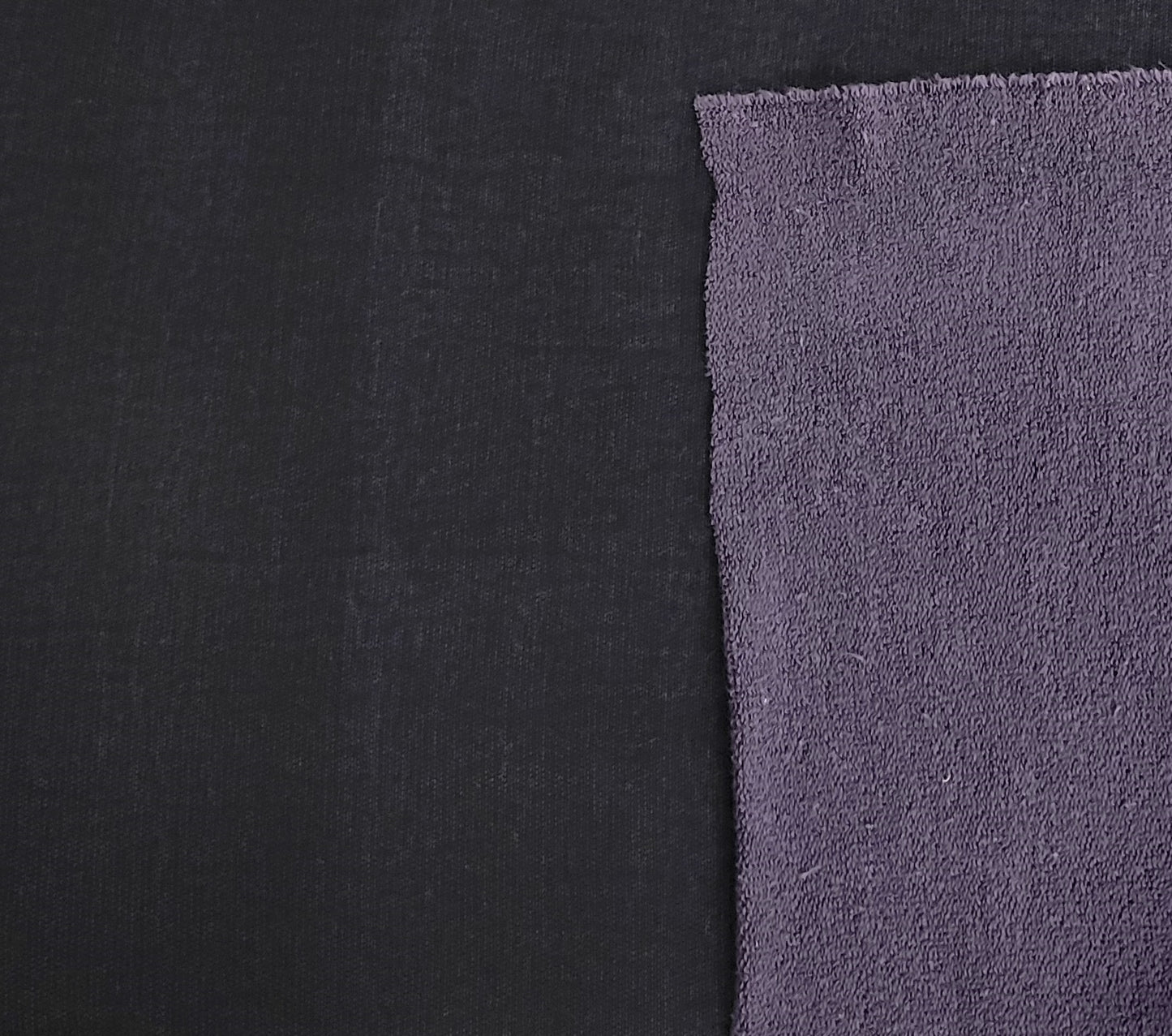 Eggplant Cotton Rayon Blend French Terry