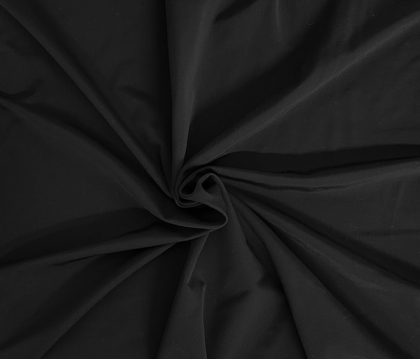 Black Nylon Spandex Activewear Jersey Knit