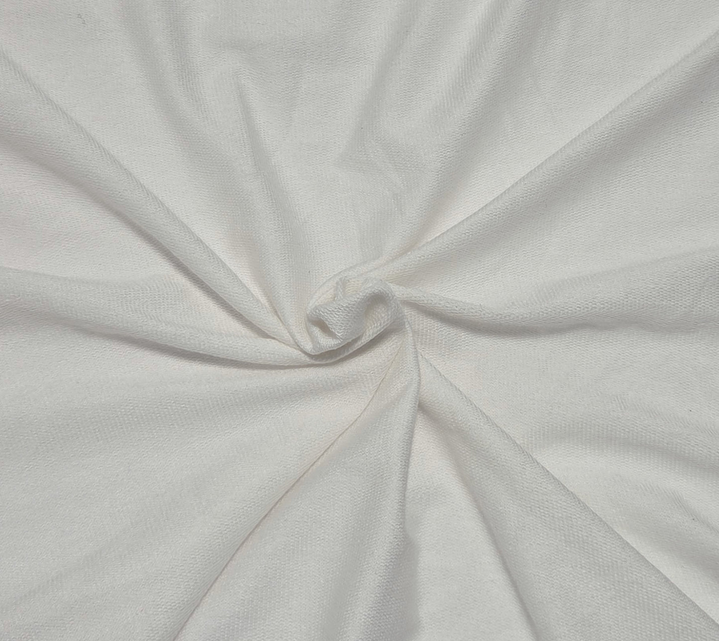 White Bamboo French Terry Knit
