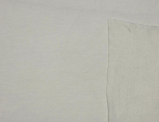 Off White Modal Cotton Spandex French Terry Knit