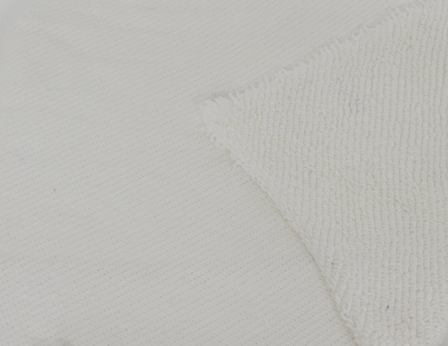 Off White Novelty Cotton French Terry Knit 560GSM