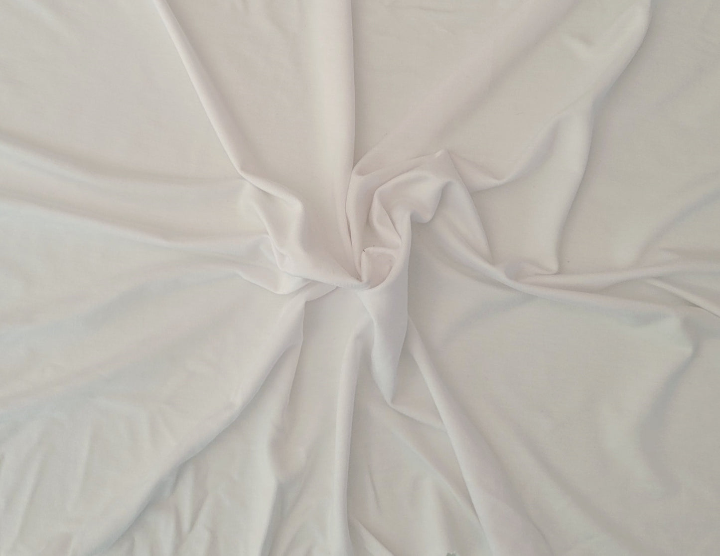 soft white organic bamboo jersey knit fabric