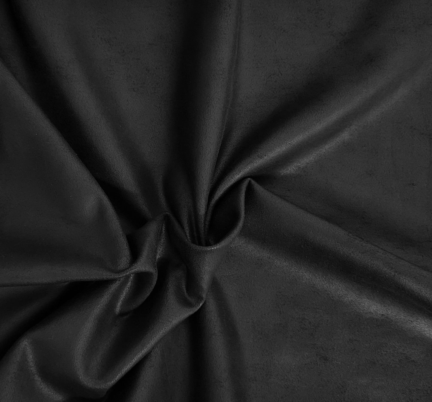 Black Stretchy Vegan Soft Leather