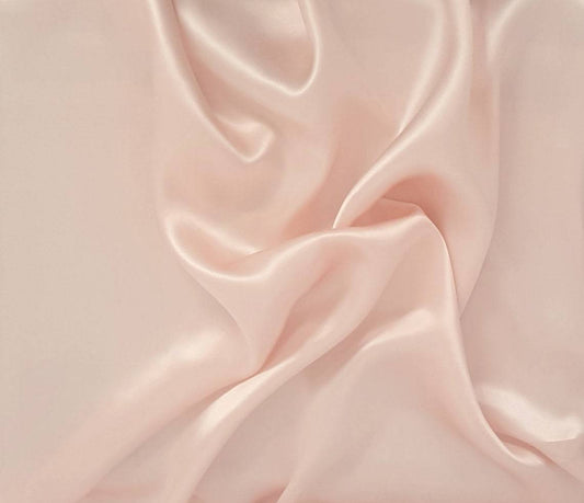 Blush 100% Silk Charmeuse Fabric