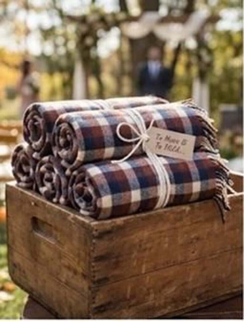 Wedding Guest Blanket Throws | Party Favors 60"x40"