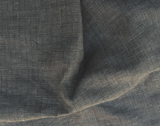 Hemp Woven Jaquard Gray Box 9/15