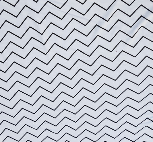 Rayon Spandex Chevron Print #1