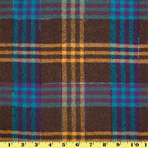 Deadstock Plaid Wool Blend
