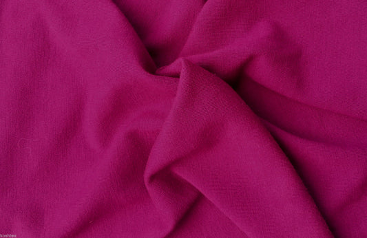 Hot Pink Wool Blend Jersey Knit