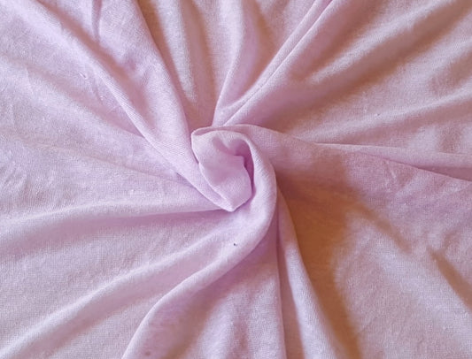 Pink 100% Linen Jersey