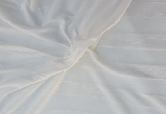 Non Optic White Rayon Blend Yarn Dye Stripe Jersey 8/2/17