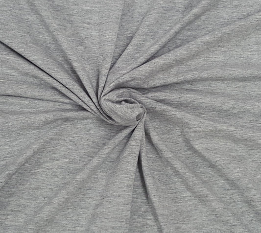 Light Heather Gray Modal Rayon Spandex Jersey