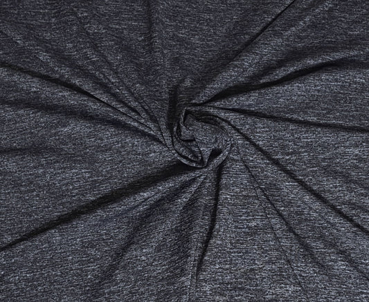 Heather Navy Nylon Spandex Jersey