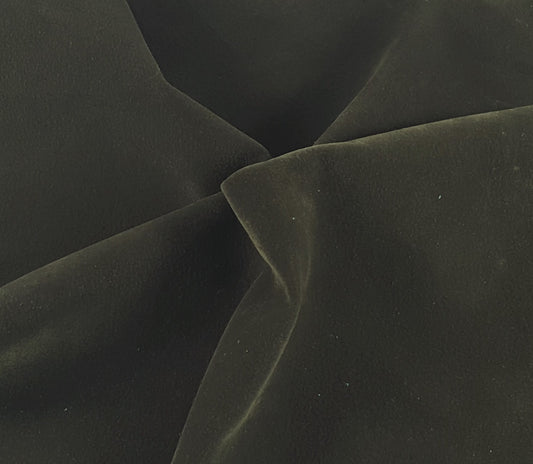 Olive Buffalo Skin Vegan Suede