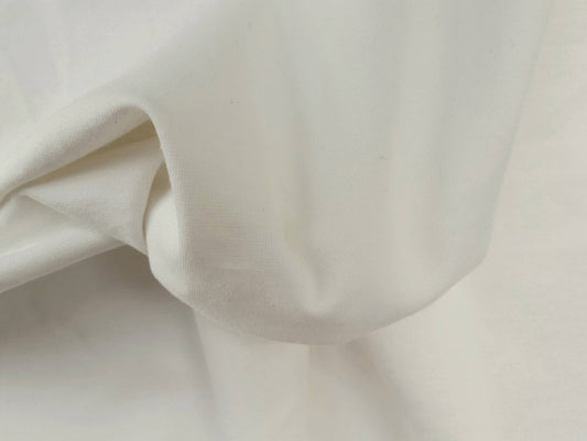 Off White Ponte De Roma Knit Modal Spandex