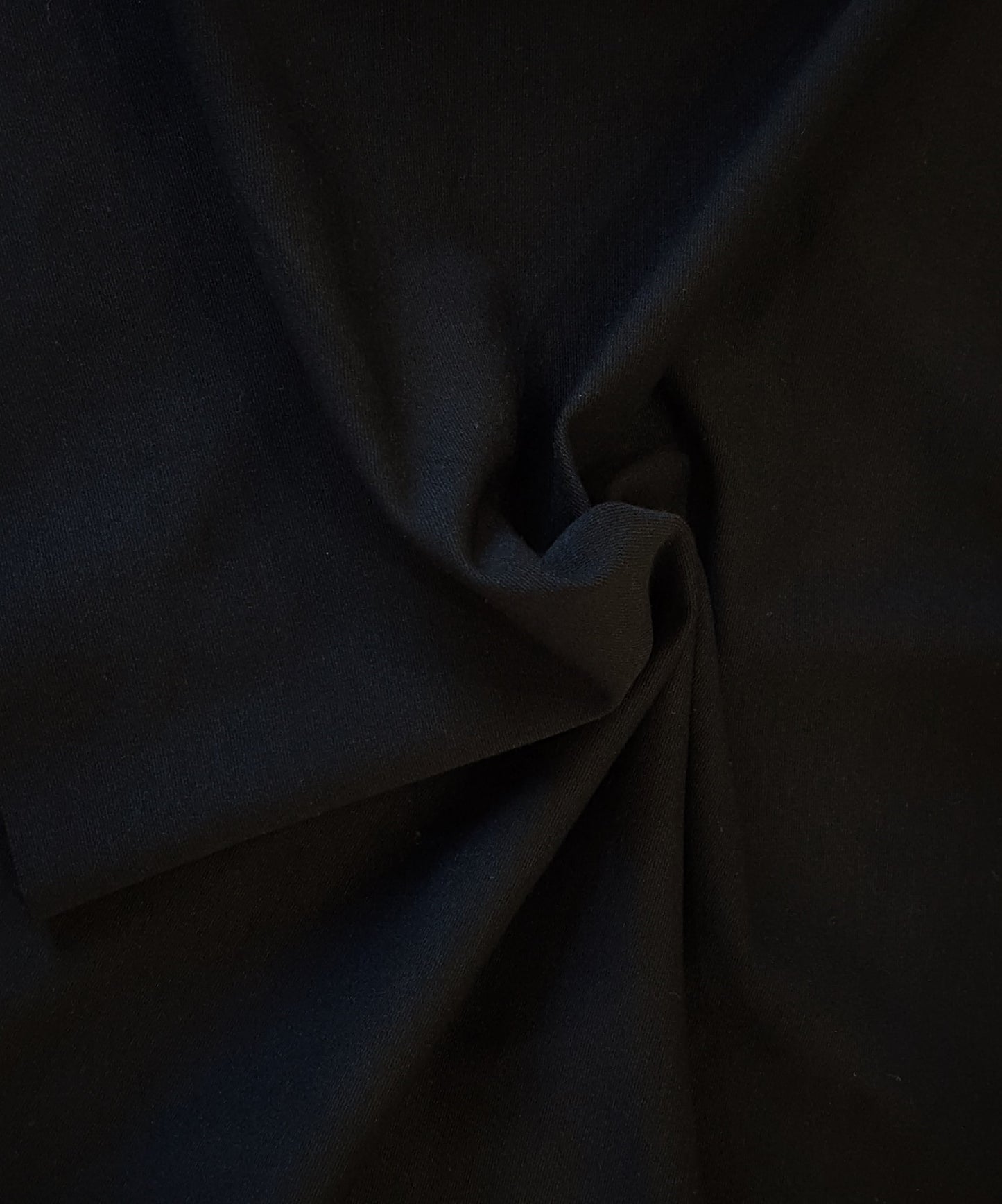 Black Ponte De Roma Knit 390 GSM