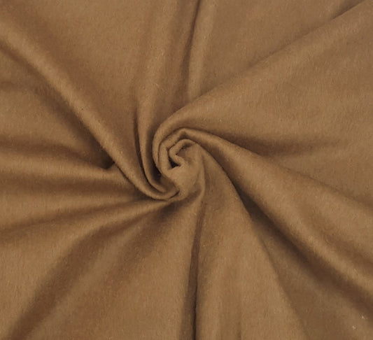 Lt. Brown 100% Woven Wool 340GSM