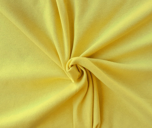 Sunshine Recycled Cotton Poly 1x1 Sweatshirt Rib Knit