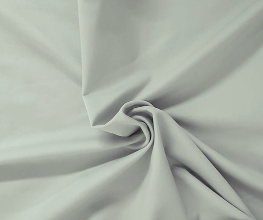 Moisture-wicking stretchy activewear fabric in gray perfect for leggings, sports bras, and workout wear