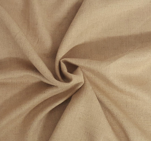 Tan Linen Blend Woven