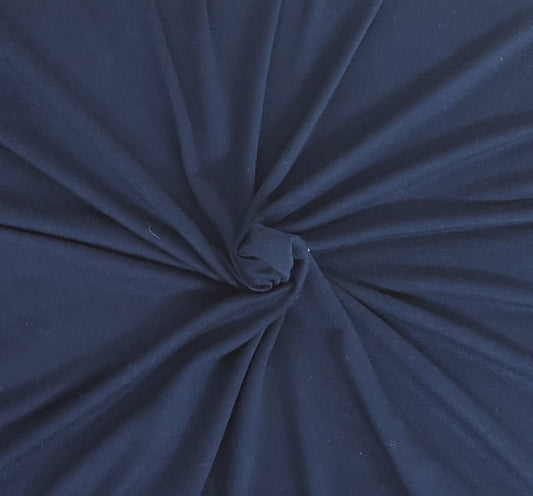 Port Navy Modal Cotton Spandex Baby French Terry