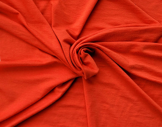 Orange Micro Tencel Spandex Jersey