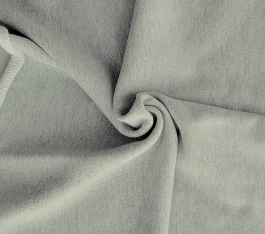 Lt. Heather Gray 100% Cotton Pre Washed French Terry Knit 520GSM