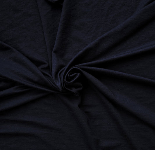 Navy Tencel Spandex Jersey