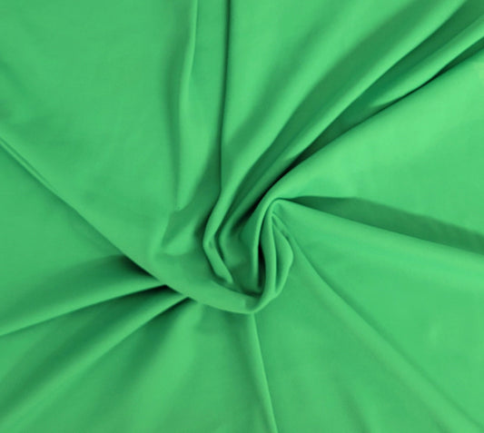 Green Nylon Spandex 1x1 Rib Knit