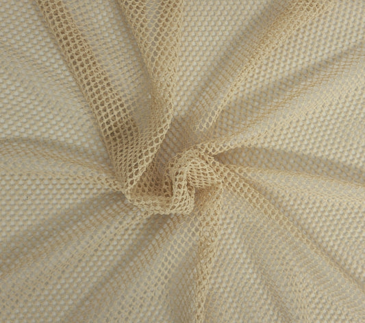 Nude Polyester Fishnet Knit