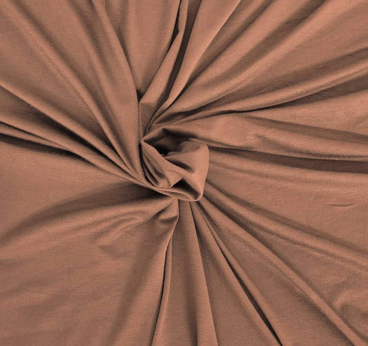 taupe bamboo fabric jersey knit