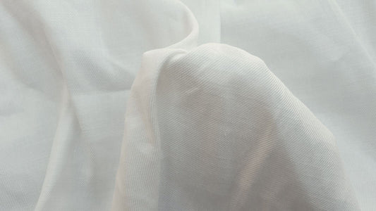 Off White Linen Viscose Spandex