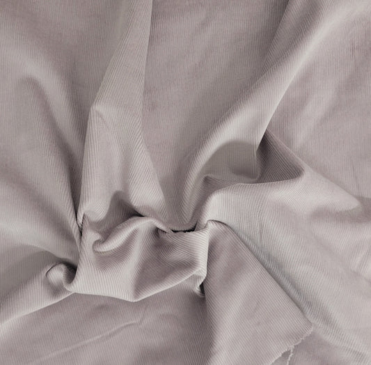 Lilac 100% Cotton Corduroy 18 Wale