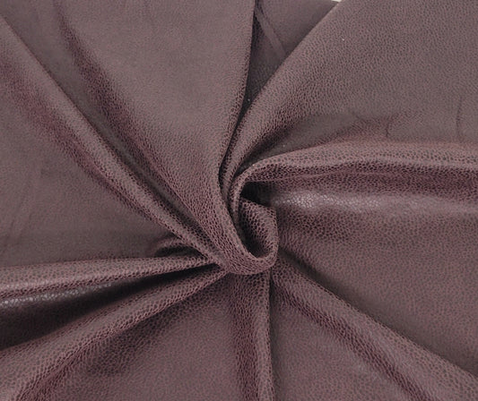 Plum Stretchy Vegan Soft Leather