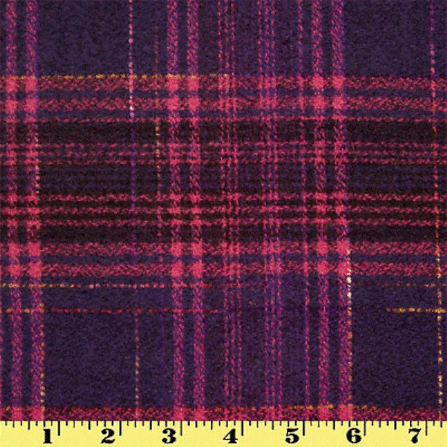 Deadstock Plaid Wool Blend