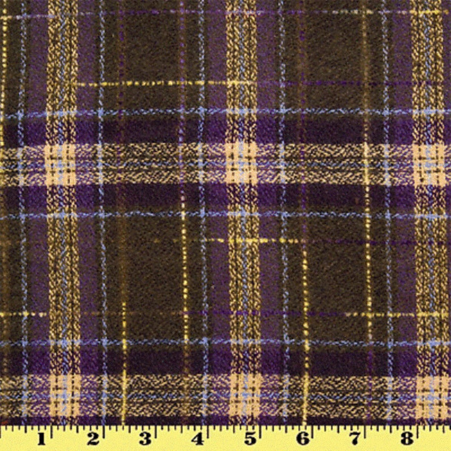 Deadstock Plaid Wool Blend